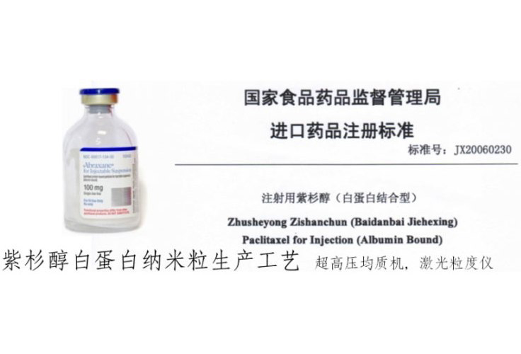 白蛋白納米粒處方實驗服務  (載藥率，含藥量，包峰率，粒徑分析，穩定性研究）